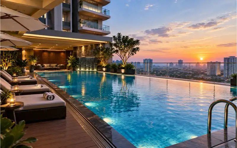 Swimming pool visual